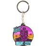 Брелок JINX Cyberpunk 2077 Visit Night City Keychain Брелок JINX Cyberpunk 2077 Visit Night City Keychain