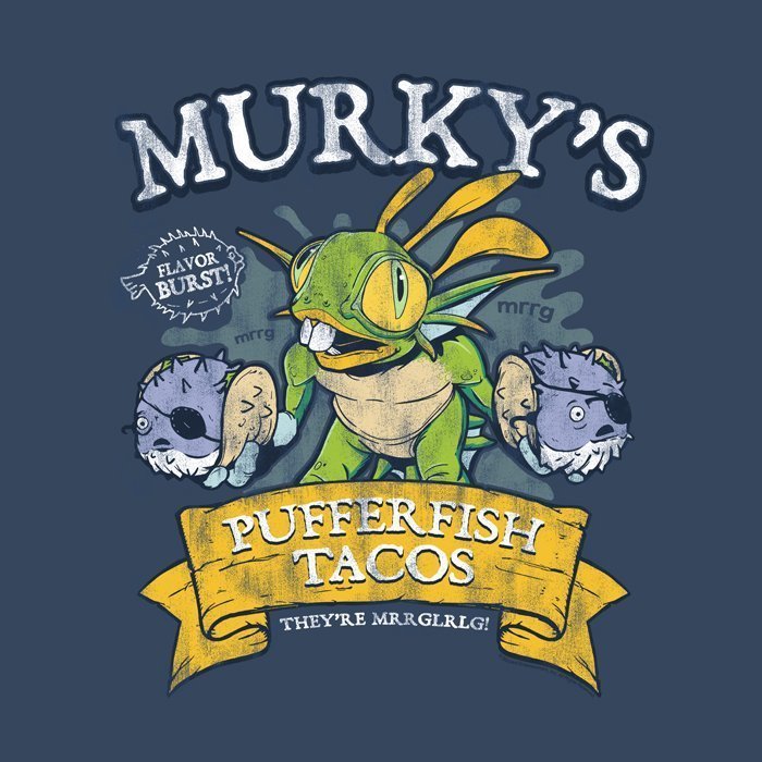 Футболка Heroes of the Storm Murky's Pufferfish Tacos (розмір L) Футболка Heroes of the Storm Murky's Pufferfish Tacos (розмір L)