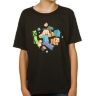  Футболка Minecraft Run Away! Glow in the Dark Youth Tee (размер L)