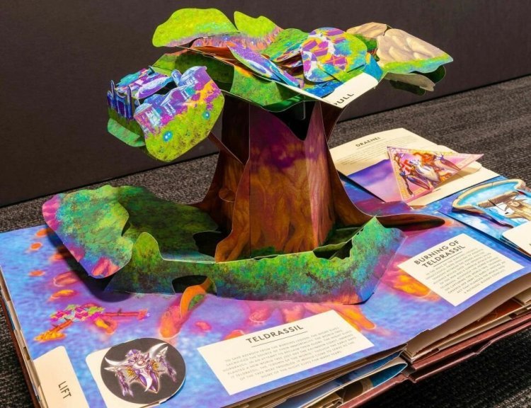 Книга Варкрафт 3D Трехмерная карта Азерота World of Warcraft Pop-Up Book (Твёрдый переплёт) (Eng)