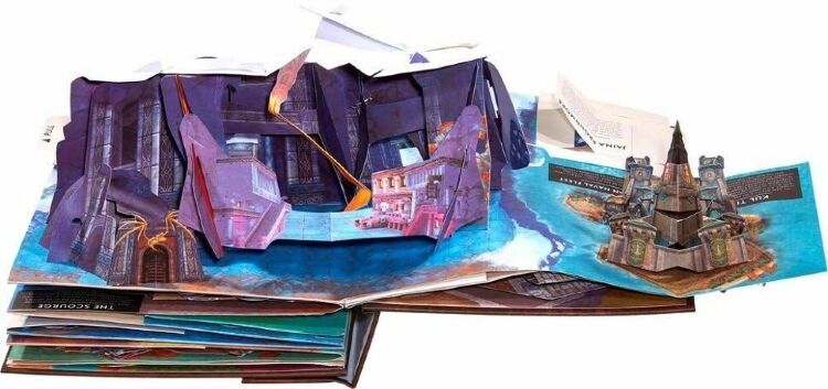 Книга Варкрафт 3D Тривимірна карта Азерота World of Warcraft Pop-Up Book (Тверда палітурка) (Eng)