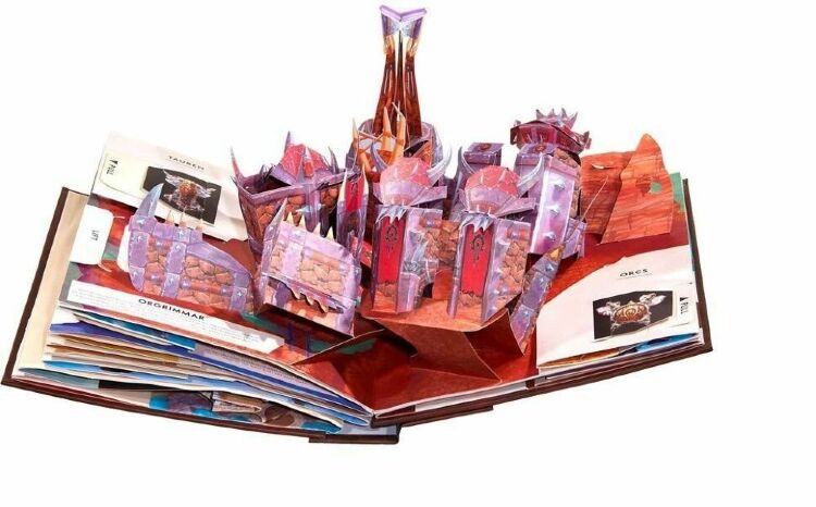 Книга Варкрафт 3D Тривимірна карта Азерота World of Warcraft Pop-Up Book (Тверда палітурка) (Eng)