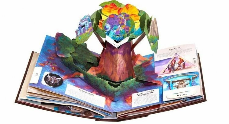Книга Варкрафт 3D Трехмерная карта Азерота World of Warcraft Pop-Up Book (Твёрдый переплёт) (Eng)