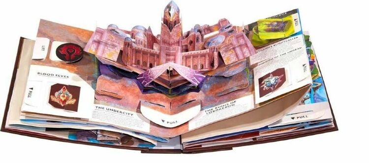Книга Варкрафт 3D Тривимірна карта Азерота World of Warcraft Pop-Up Book (Тверда палітурка) (Eng)
