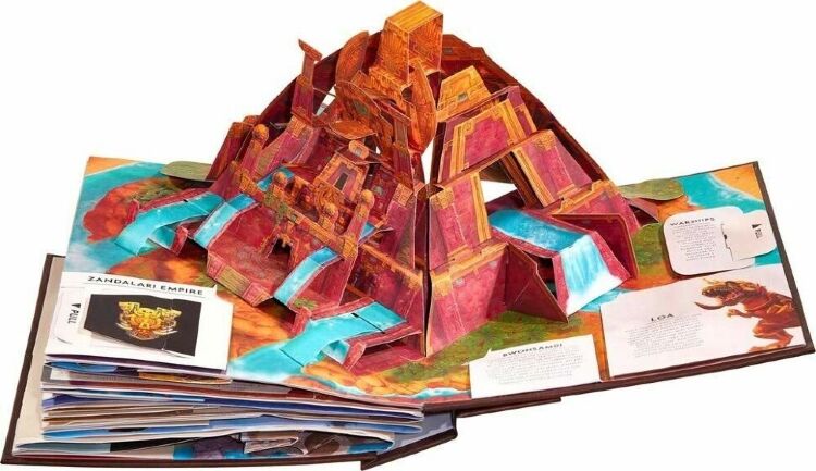 Книга Варкрафт 3D Тривимірна карта Азерота World of Warcraft Pop-Up Book (Тверда палітурка) (Eng)