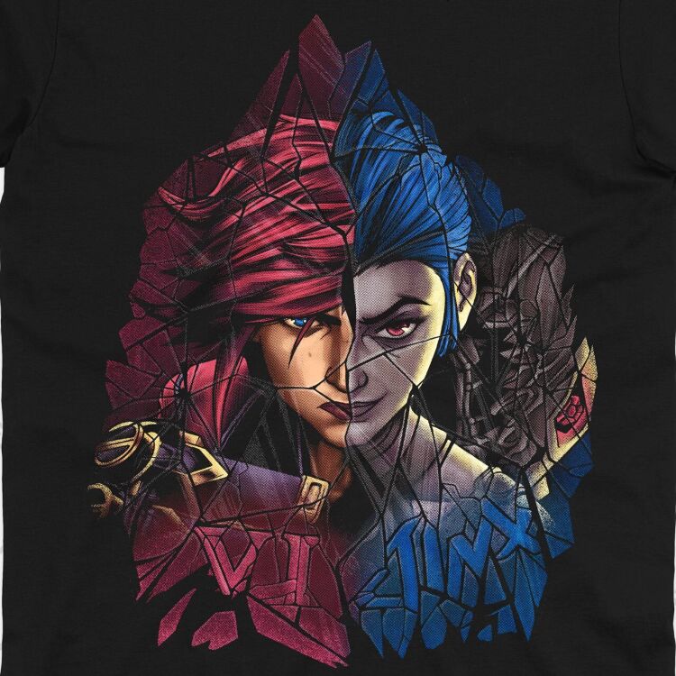 Футболка Morze League of Legends Arcane Ліга Легенд Аркан (розмір L) Футболка Morze League of Legends Arcane Ліга Легенд Аркан (розмір L)