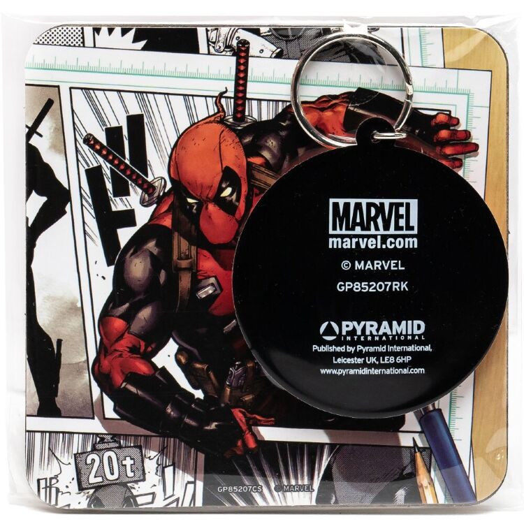 Подарунковий набір Pyramid International Marvel: Deadpool Mug Set (кухоль, підставка, брелок)