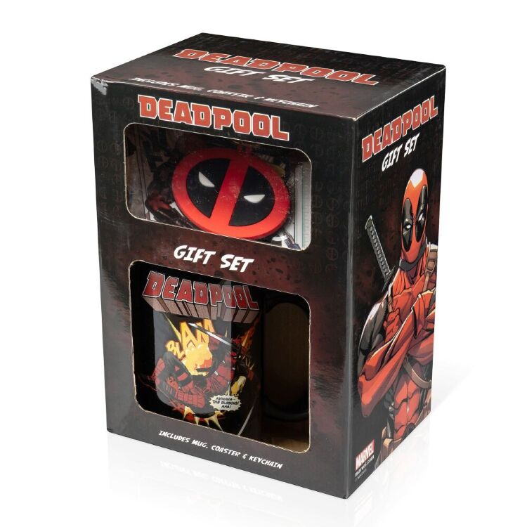 Подарунковий набір Pyramid International Marvel: Deadpool Mug Set (кухоль, підставка, брелок)
