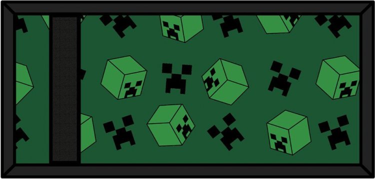 Гаманець JINX Minecraft Creeper Sweeper Wallet Гаманець JINX Minecraft Creeper Sweeper Wallet