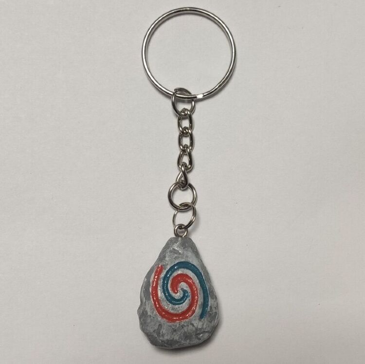 Брелок Hearthstone World of Warcraft синій, червоний (світиться у темряві) Брелок Hearthstone World of Warcraft синій, червоний (світиться у темряві)