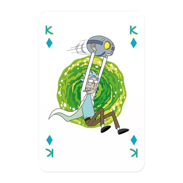 Игральные карты Рик и Морти Rick and Morty Playing Cards Game Waddingtons Number 1