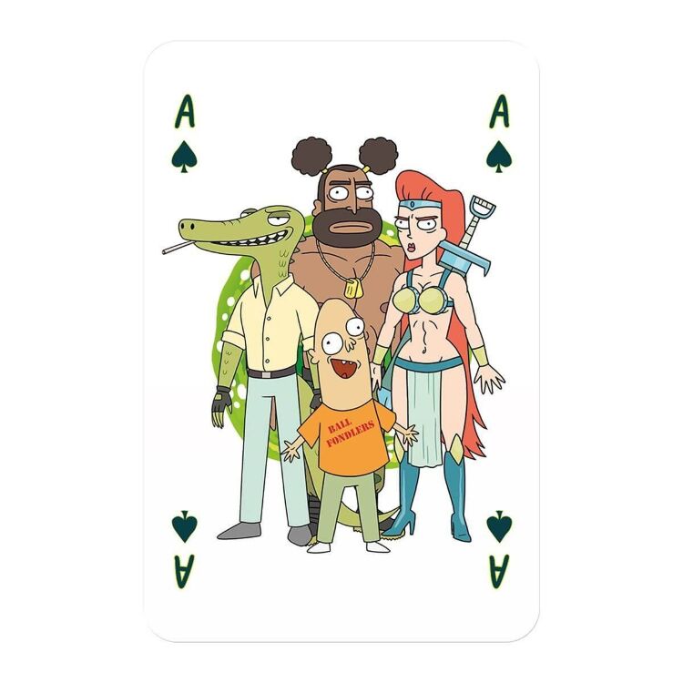 Игральные карты Рик и Морти Rick and Morty Playing Cards Game Waddingtons Number 1