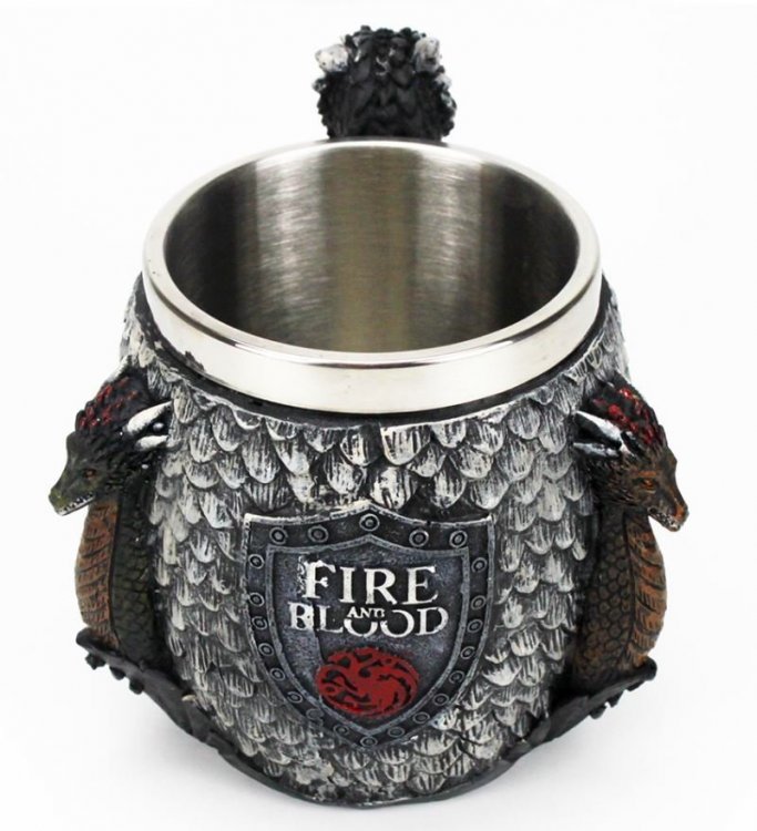 Кружка Game of Thrones Targaryen Fire and Blood Гра престолів Будинок Таргаріен