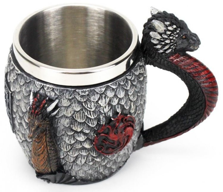 Кружка Game of Thrones Targaryen Fire and Blood Гра престолів Будинок Таргаріен