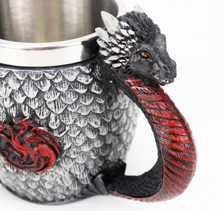 Кружка Game of Thrones Targaryen Fire and Blood Гра престолів Будинок Таргаріен