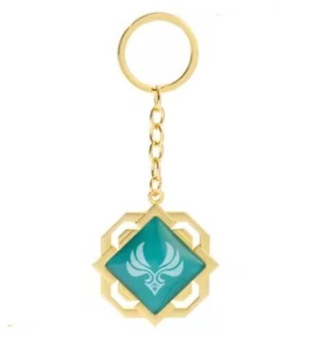 Брелок Genshin Impact Anime Keychain Геншин Імпакт метал 5 см. №2