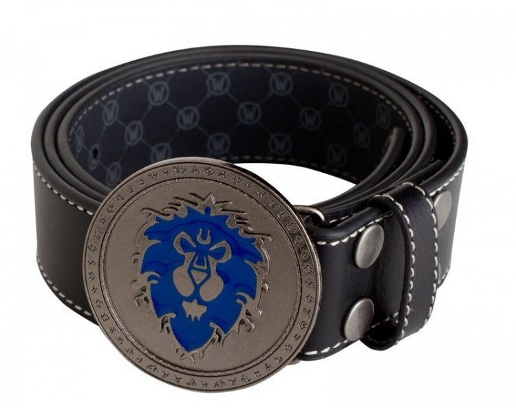 Ремень + Пряжка World of Warcraft Alliance Leather Belt Ремень + Пряжка World of Warcraft Alliance Leather Belt