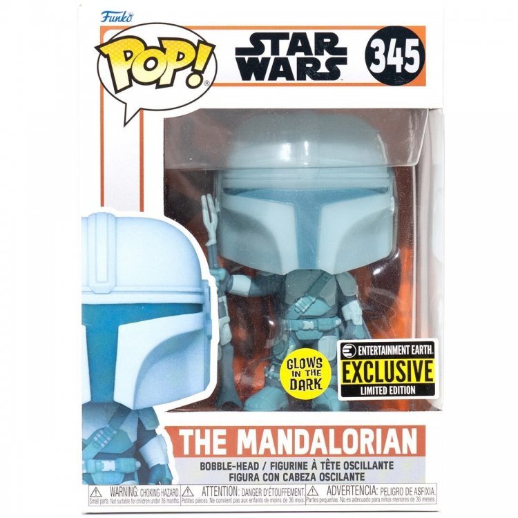 Фігурка Funko Star Wars The Mandalorian Hologram Зіркові війни Мандалорець фанко 345 Exclusive