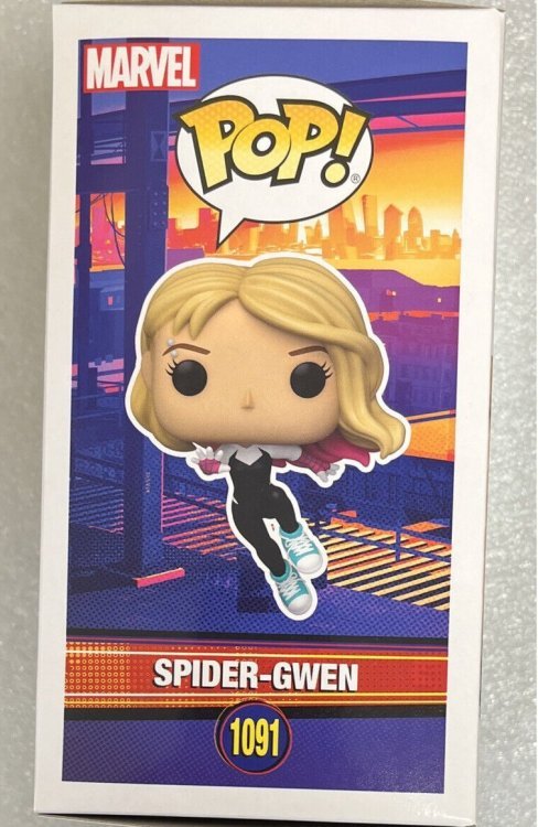 Фигурка Funko Marvel: Across the Spider Verse Spider Gwen Фанко Гвен (Collector Corps Exclusive) 1091 Фигурка Funko Marvel: Across the Spider Verse Spider Gwen Фанко Гвен (Collector Corps Exclusive) 1091