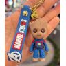 Брелок підвіска на рюкзак Marvel Groot 3D Keychain Грут Backpack