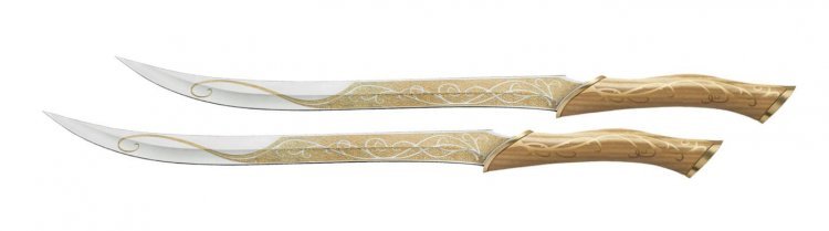 Репліка зброї The Hobbit Legolas Fantasy Fighting Swords with Display Репліка зброї The Hobbit Legolas Fantasy Fighting Swords with Display