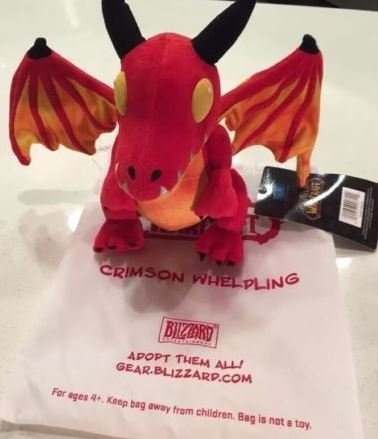 М'яка іграшка World of Warcraft Crimson Whelpling Plush