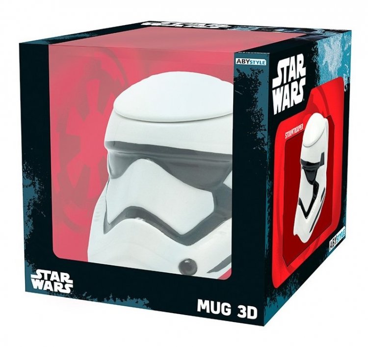 Чашка 3D Star Wars Trooper 7 Sculpted Mug Кружка Зоряні війни Штурмовик 350 мл