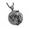 Медальйон 3D Відьмак (The Witcher) метал сірий новий кулон Геральта з серіалу