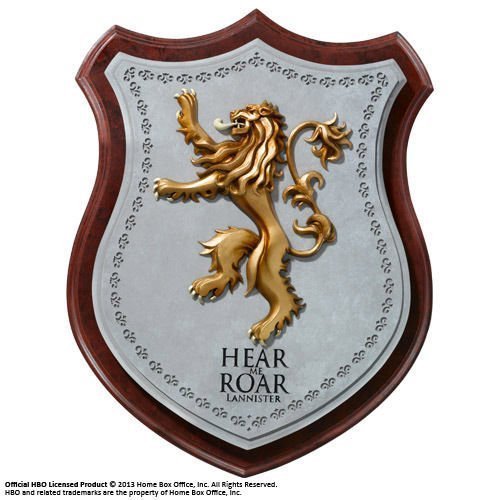 Настенный герб Game of Thrones LANNISTER House Crest Wall Plaque