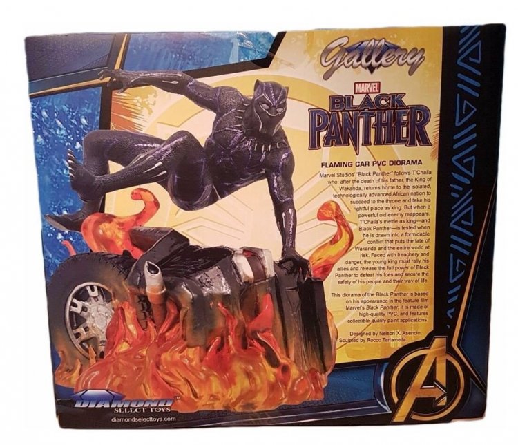 Фігурка Diamond Select Toys Marvel Gallery: Black Panther Figure - Чорна пантера