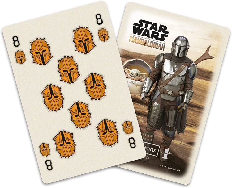 Гральні карти Star Wars The Mandalorian Play Cards Game Waddingtons Number 1 Гральні карти Star Wars The Mandalorian Play Cards Game Waddingtons Number 1