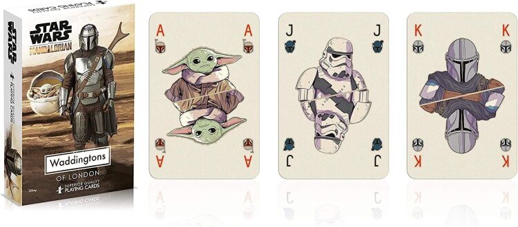 Гральні карти Star Wars The Mandalorian Play Cards Game Waddingtons Number 1 Гральні карти Star Wars The Mandalorian Play Cards Game Waddingtons Number 1