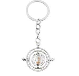 Брелок Harry Potter Time Turner Keychain Маховик часу Гаррі Поттер срібний