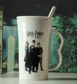 Кружка Harry Potter + кришка + ложка