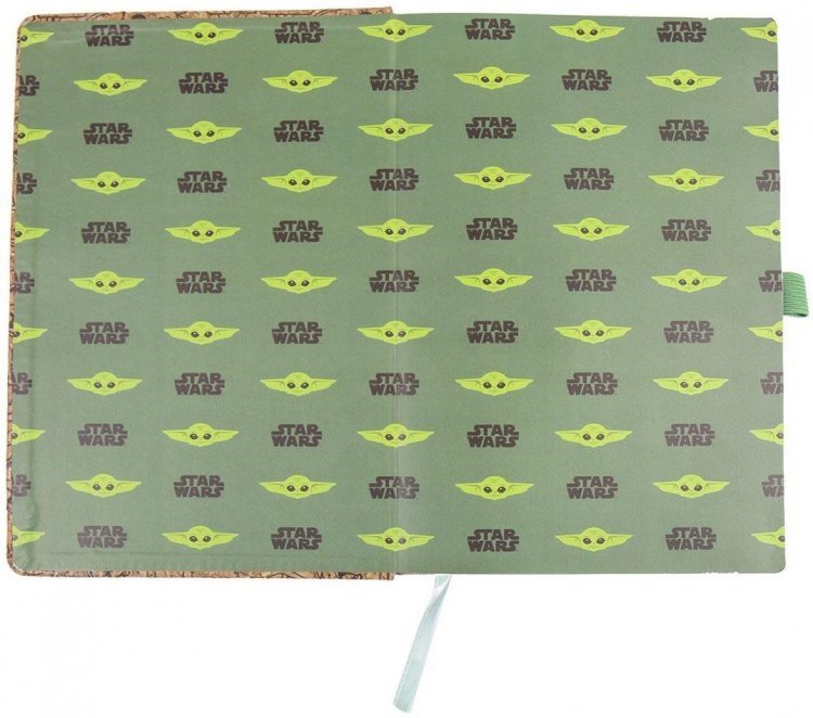 Блокнот Star Wars Faux-leather Notebook Mandalorian The Child Grogu Мандалорець Блокнот Star Wars Faux-leather Notebook Mandalorian The Child Grogu Мандалорець