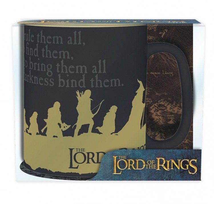 Чашка Lord Of The Rings Group Ceramic Mug In Gift Box кухоль Володар перснів Братство 460 мл Чашка Lord Of The Rings Group Ceramic Mug In Gift Box кухоль Володар перснів Братство 460 мл