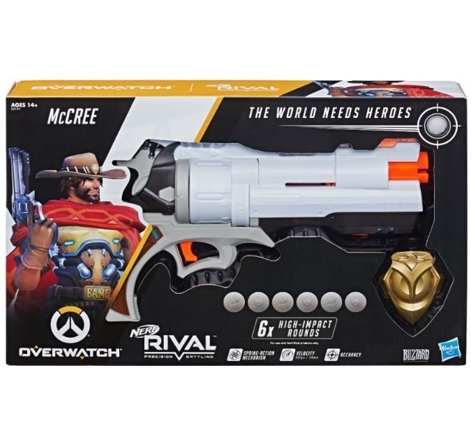Overwatch McCree Nerf Rival Blaster Овервотч зброю іграшка