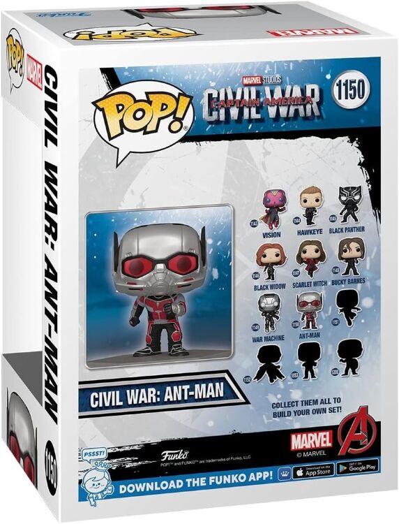 Фігурка Funko Marvel: Civil War Ant-Man Фанко Людина мураха (Amazon Exclusive) 1150