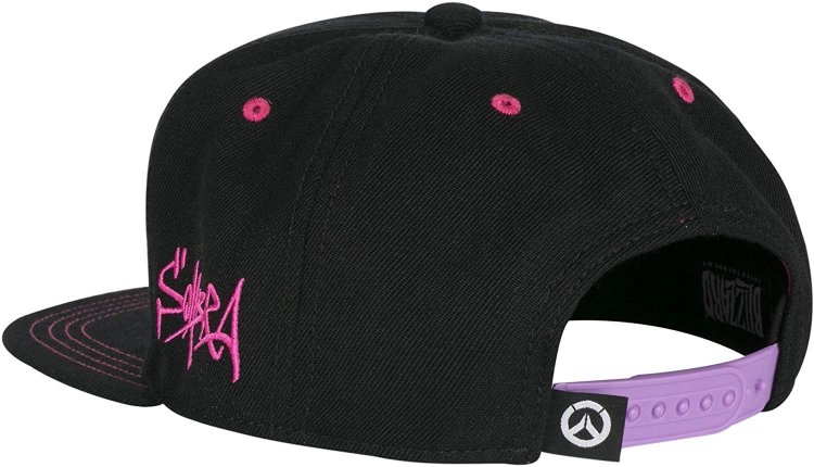 Кепка бейсболка JINX Overwatch Sombra Premium Snap Back Hat Кепка бейсболка JINX Overwatch Sombra Premium Snap Back Hat