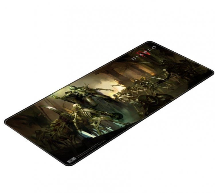 Коврик для мыши игровая поверхность Blizzard DIABLO IV 4 - Skeleton King (Диабло)  XL (90*42 cm) Коврик для мыши игровая поверхность Blizzard DIABLO IV 4 - Skeleton King (Диабло)  XL (90*42 cm)