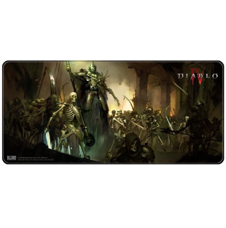 Килимок для миші ігрова поверхня Blizzard DIABLO IV 4 Skeleton King (Діабло) XL (90*42 cm)
