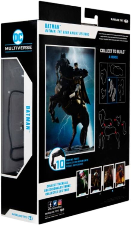Фігурка McFarlane Toys DC Multiverse The Dark Knight Returns Batman 7" Figure (Build-A Horse) Бетмен 3/4