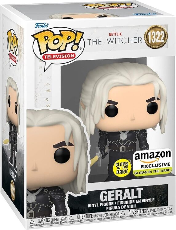 Фигурка Funko Netflix Ведьмак (Witcher) фанко Geralt Геральт (Glow in The Dark, Amazon Exclusive) 1322
