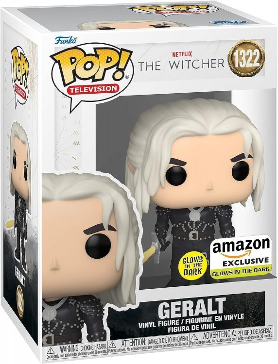 Фігурка Funko Netflix Відьмак (Witcher) фанко Geralt Геральт (Glow in The Dark, Amazon Exclusive) 1322 Фігурка Funko Netflix Відьмак (Witcher) фанко Geralt Геральт (Glow in The Dark, Amazon Exclusive) 1322