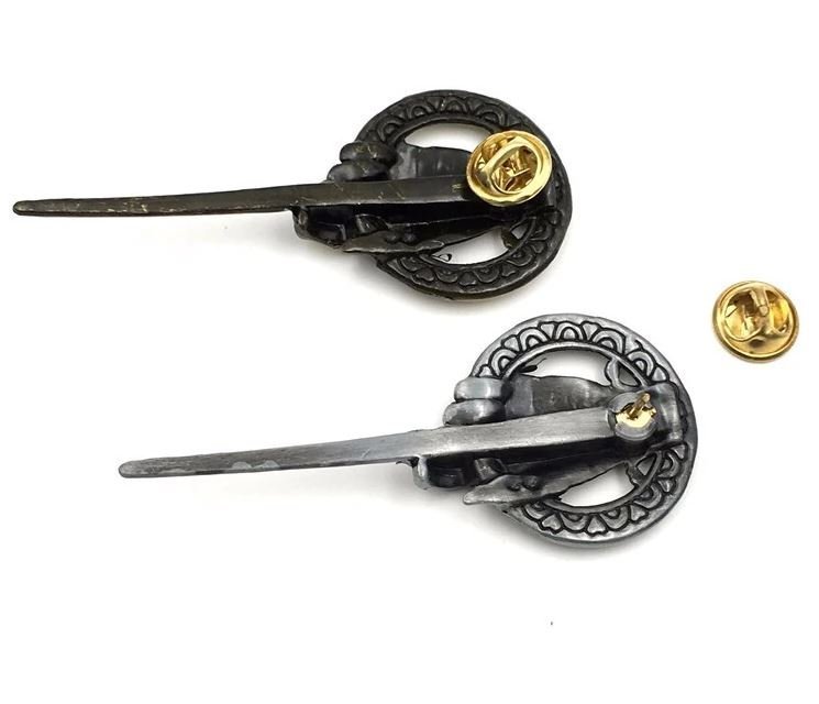 Значок брошка Правиці Game of Thrones the Hand Of The King (сірий) 7 см