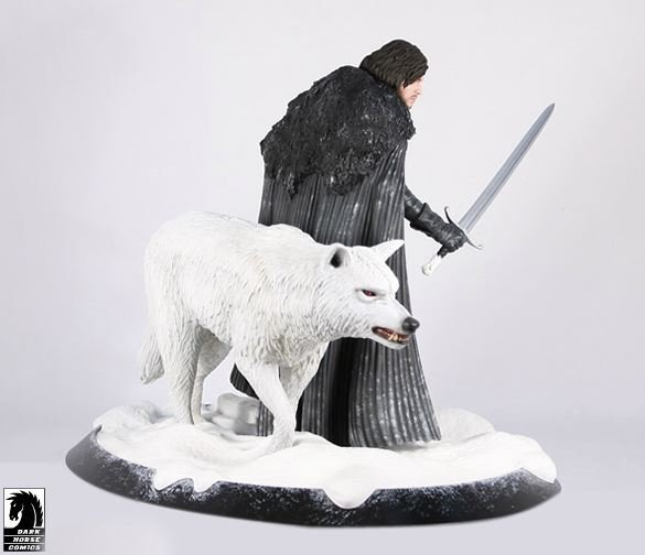 Статуетка Game of Thrones Jon Snow And Ghost Statue Limited edition