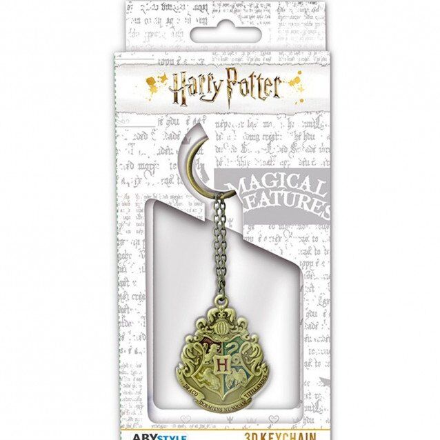 Брелок 3D Harry Potter Hogwarts Crest Гаррі Поттер Хогвартс 5 см
