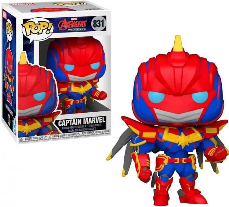 Фігурка Funko Pop: Marvel Mech - Captain Marvel Фанко Капітан Марвел 831