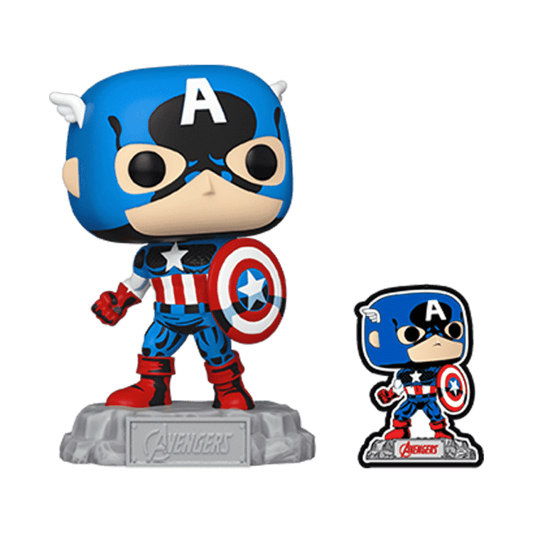 Фігурка Funko Marvel: The Avengers Heroes Captain America Фанко Капітан Америка (Amazon Exclusive) 1290 Фігурка Funko Marvel: The Avengers Heroes Captain America Фанко Капітан Америка (Amazon Exclusive) 1290