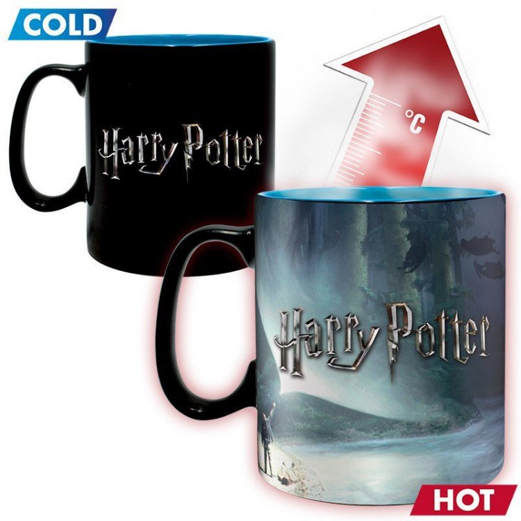 Чашка хамелеон Abystyle Harry Potter Patronus Expecto Patronum Mug Гаррі Поттер Патронум Кружка 460 мл Чашка хамелеон Abystyle Harry Potter Patronus Expecto Patronum Mug Гаррі Поттер Патронум Кружка 460 мл